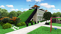 Samogrejna eko-kuća kao poslovni objekat
